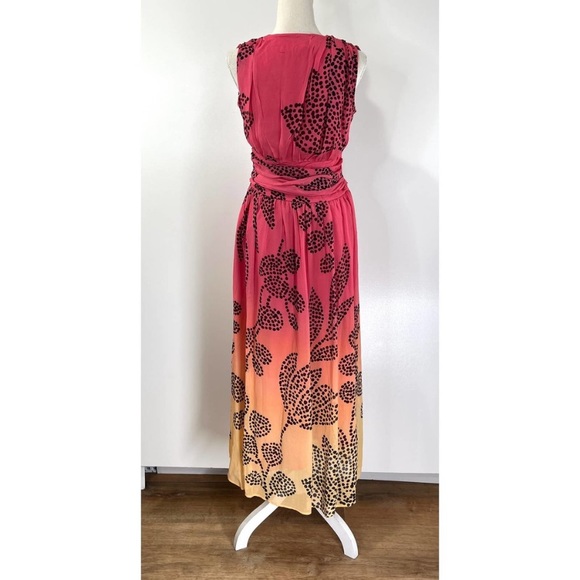 NWT ANTHROPOLOGIE Verb by Pallavi Singhee V-Neck Ombre Maxi Dress SMALL - Picture 6 of 9